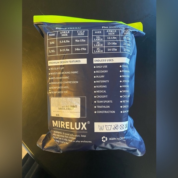 NEW Set of Four Pair of Compression Socks with Novelty Print, Large Extra Large - Picture 2 of 6